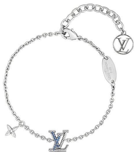 louis vuitton armband dames zilver